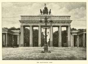 The Brandenburg Gate by English School