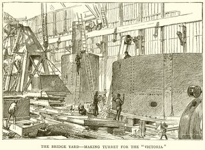 The Bridge Yard--Making Turret for the Victoria
