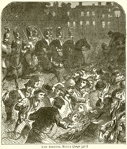 The Bristol Riots by English School