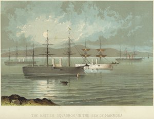 The British Squadron in the Sea of Marmara by English School