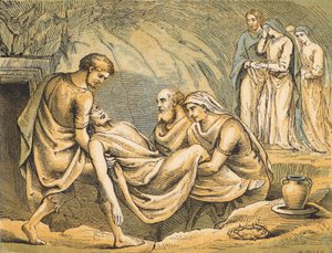 The Burial of Jesus by English School