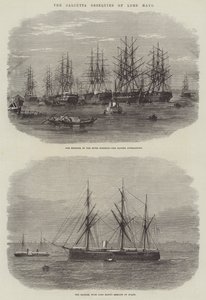 The Calcutta Obsequies of Lord Mayo by English School