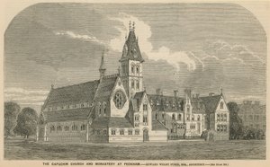 The Capuchin Church and Monastery at Peckham by English School