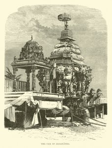 The Car of Jaganatha by English School