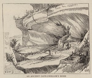 The Cave-Dwellers of the Vezere by English School
