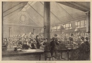 The Central Telegraph Office: Instrument Gallery by English School