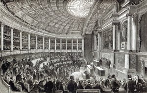 The Chamber of Deputies, Paris, from 