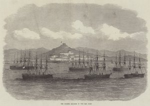 The Channel Squadron in Vigo Bay, Spain by English School