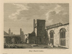 The Chapel of St John The Baptist in the Savoy by English School