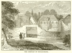 The Chateau of Hougoumont by English School