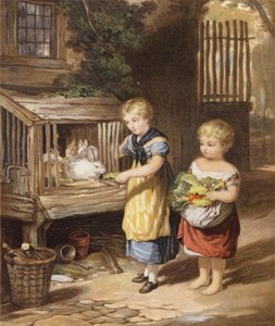 The Children and their Rabbits