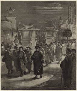 The Chinese Marriage at Pekin by English School