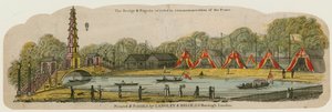 The Chinese pagoda and bridge erected over the canal in St James
