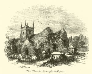 The Church, Somerford-Keynes by English School
