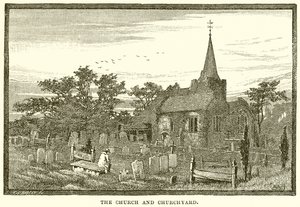 The Church and Churchyard by English School