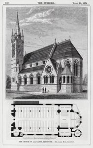The Church of All Saints, Plymouth by English School