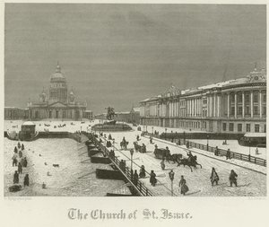 The Church of St. Isaac by English School