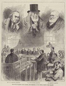 The City of Glasgow Bank Failure, the Prisoners at the Central Police Court, Glasgow by English School