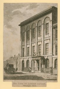 The City of London Tavern, Bishopsgate Street by English School