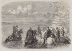 The Civil War in America, "My Reconnaissance with General Sickles in the Potomac" by English School