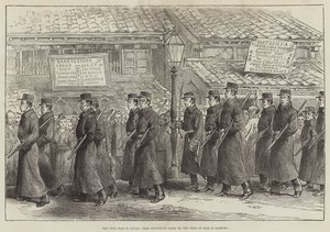 The Civil War in Japan, Yedo Policeman Going to the Seat of War in Satsuma by English School