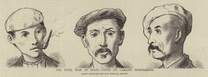 The Civil War in Spain, Types of Carlist Insurgents by English School