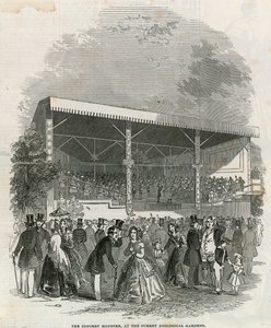 The Concert Monstre at the Surrey Zoological Gardens by English School