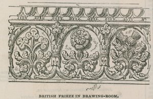 The Conservative Clubhouse: British Frieze in Drawing Room by English School