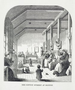 The Convict Nursery at Brixton, from The Criminal Prisons of London and Scenes of Prison Life by Henry Mayhew and John Binny, 1862 by English School