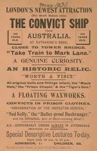 The Convict Ship from Australia by English School