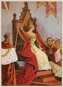 The Coronation of Queen Victoria by English School