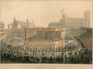 The Coronation Procession of King George IV, 19 July 1821 by English School