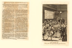 The Council of the Rulers, and the Elders against the Tribe of Americanites by English School