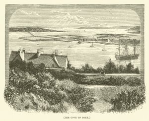 The Cove of Cork (engraving) by English School