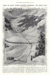 The Cresta Run, St Moritz, Switzerland by English School