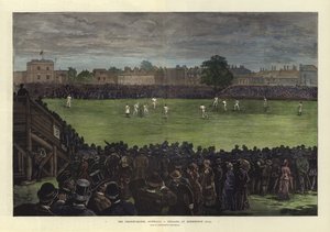 The Cricket Match, Australia vs England, at Kennington Oval by English School