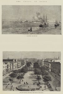 The Crisis in Egypt (engraving) by English School
