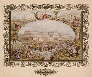 The Crystal Palace, The Great Exhibition, Hyde Park, London by English School