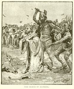 The Death of Alphege by English School