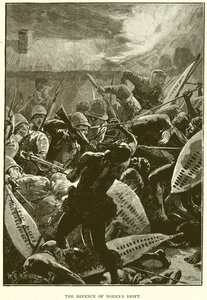 The Defence of Rorkes Drift by English School