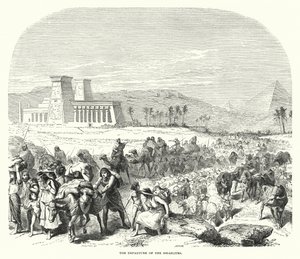 The Departure of the Israelites by English School