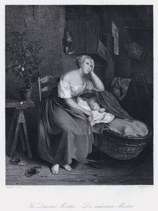 The Deserted Mother by English School