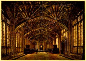 The Divinity School, Oxford: built between 1445 and 1454, illustration from A Students History of England by Samuel R. Gardiner, published 1902 by English School