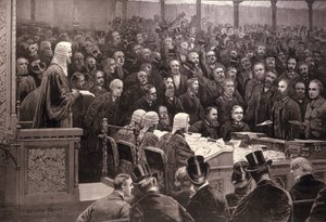 The Division in the House of Commons on the Irish Home Rule Question, 