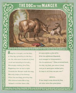 The Dog In The Manger by English School