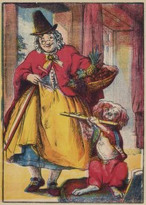 The Dog Playing the Flute by English School