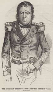The Dominican Republic, the Liberator General Pedro Santana by English School