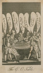 The E. O. Table; Cartoon by English School