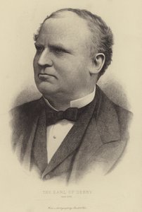 The Earl of Derby, died 1893 by English School