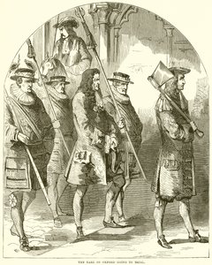 The Earl of Oxford going to trial by English School